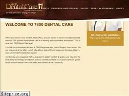 Sites similar to 7800dentalcare.com