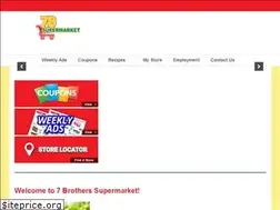 Sites similar to 7brotherssupermarket.com