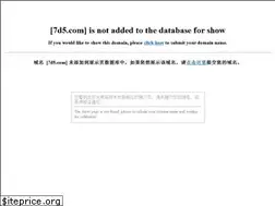 Sites similar to 7d5.com