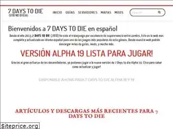 Sites similar to 7daystodie.es