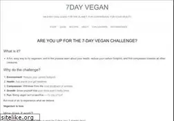 Sites similar to 7dayvegan.com