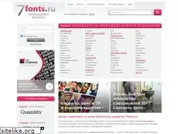 Sites similar to 7fonts.ru