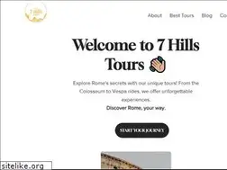 Sites similar to 7hillstours.com