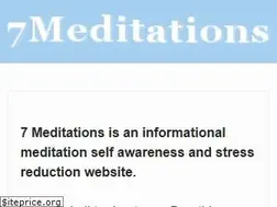 Sites similar to 7meditations.com