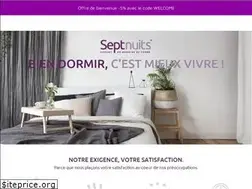 Sites similar to 7nuits.fr