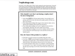 Sites similar to 7replicabags.com