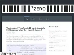 Sites similar to 7thzero.com