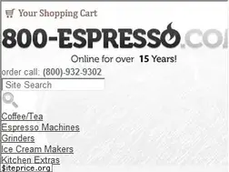 Sites similar to 800-espresso.com