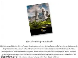 Sites similar to 800jahrebrig.ch