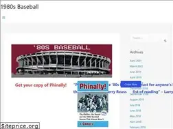 Sites similar to 80sbaseball.com