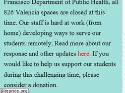 Sites similar to 826valencia.org