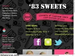 Sites similar to 83sweets.com