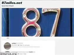 Sites similar to 87miles.net