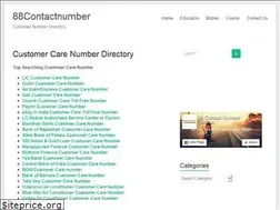 Sites similar to 88contactnumber.in