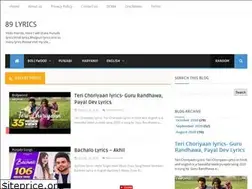 Sites similar to 89lyrics.blogspot.com