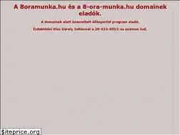 Sites similar to 8oramunka.hu