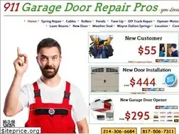 Sites similar to 911garagedoorrepairpros.com