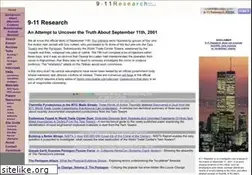 Sites similar to 911research.wtc7.net