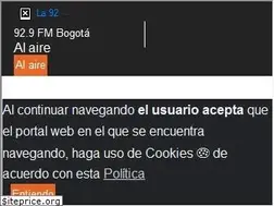 Sites similar to 929fmbogota.com