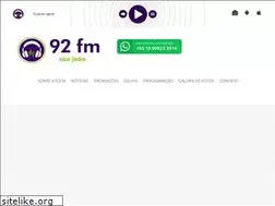 Sites similar to 92fmsaojoao.com.br