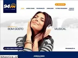Sites similar to 94fmradiocidade.com.br