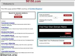 Sites similar to 98158.com