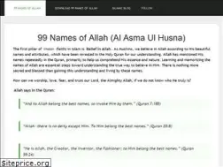 Sites similar to 99namesofallah.name