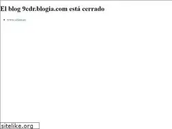 Sites similar to 9cdr.blogia.com