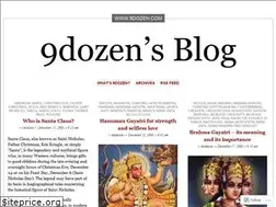Sites similar to 9dozen.wordpress.com