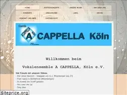 Sites similar to a-cappella-koeln.de