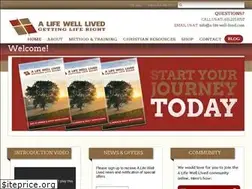 Sites similar to a-life-well-lived.com
