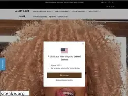 Sites similar to a-listlacehair.com