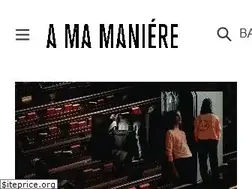 Sites similar to a-ma-maniere.com