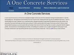 Sites similar to a-oneconcreteservices.com