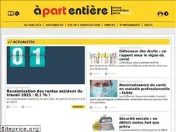 Sites similar to a-part-entiere.fr