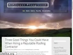 Sites similar to a-project-playground.com
