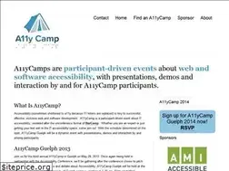 Sites similar to a11ycamp.org