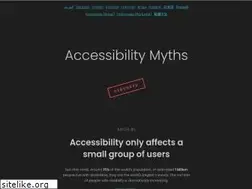 Sites similar to a11ymyths.com