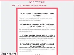 Sites similar to a11ytips.dev