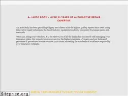 Sites similar to a1autobody.com