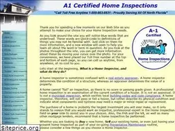 Sites similar to a1certifiedhomeinspections.com