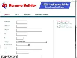 Sites similar to a1freeresumebuilder.com