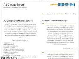 Sites similar to a1garagedoorrepairs.com