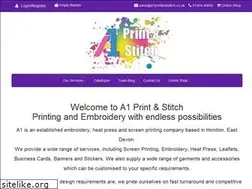 Sites similar to a1printandstitch.co.uk