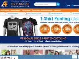 Sites similar to a4apparel.co.uk
