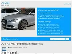 Sites similar to a6-wiki.de