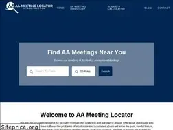Sites similar to aa-meetings.com