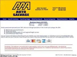 Sites similar to aaaautosalvage.com
