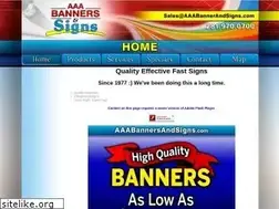 Sites similar to aaabannersandsigns.com