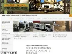 Sites similar to aaaconcretepumps.com